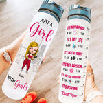 Gym Custom Tracker Bottle It's My Life My Passion Fitness Personalized Gift