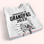 Veteran Custom Shirt Promoted To Grandpas Personalized Gift for Father's Day