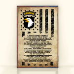 Veteran Custom Poster I Am And Always Be A U.S. Veteran Personalized Gift