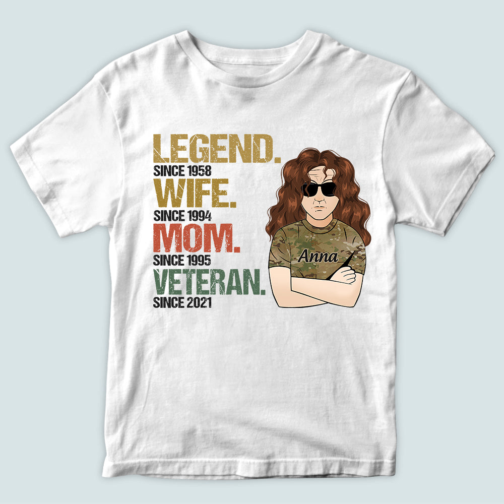 Female Veteran Custom Funny Shirt Personalized Gift