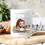 Dog Mom Custom Mug I Work Hard So My Dogs Have A Better Life Personalized Gift Dog Dad
