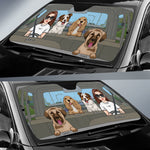 Dog Custom Sunshade Woman And Dog Personalized Gift