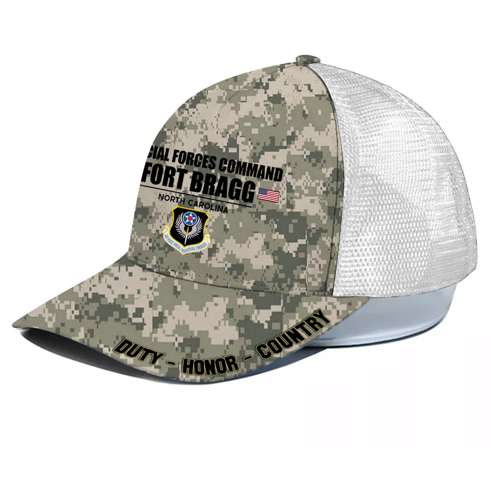 Veteran Custom Cap Division And Military Base Personalized Gift