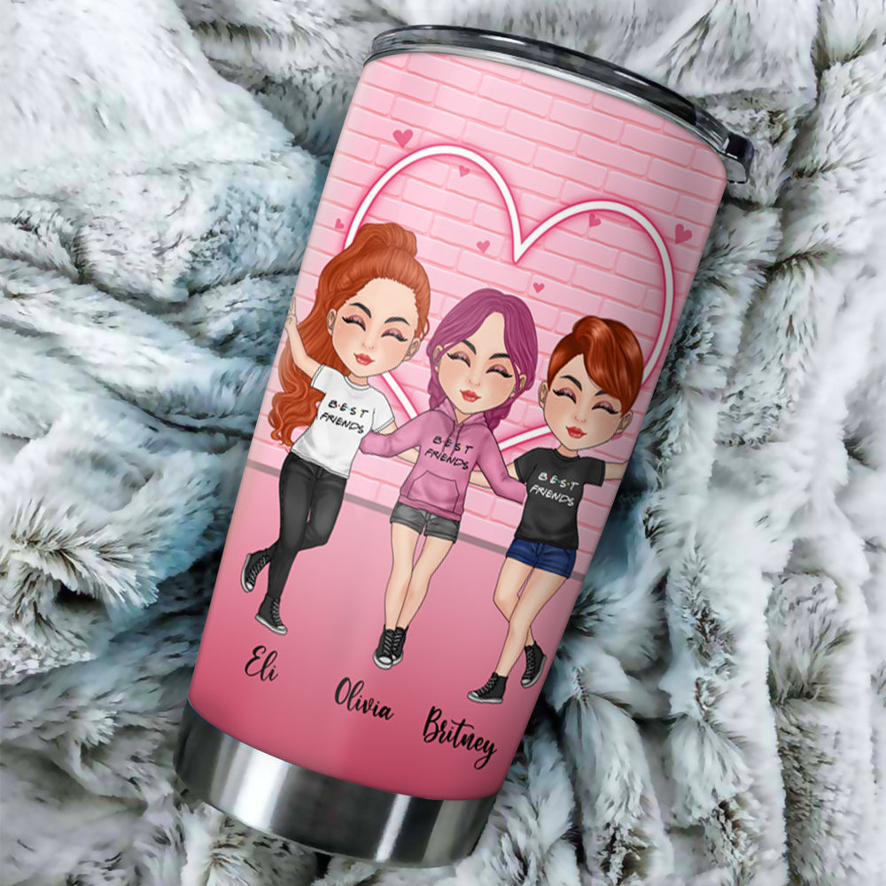 Bestie Custom Tumbler You And I Are Best Friends If You Fall I Will Pick You After Laughing Personalized Gift