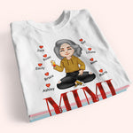 Grandma Custom Shirt With Grandkids Name Personalized Gift