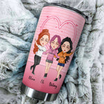 Sister Custom Tumbler I'd Fight A Bear For You Sister Funny Personalized Sibling Gift