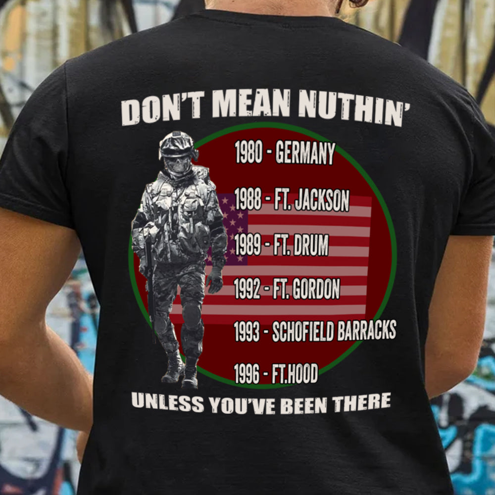 Veteran Custom Shirt Been There Done That And Damn Proud Of It Personalized Gift