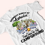 Camping Custom Shirt Drunkest Bunch Of Assholes This Side Personalized Gift