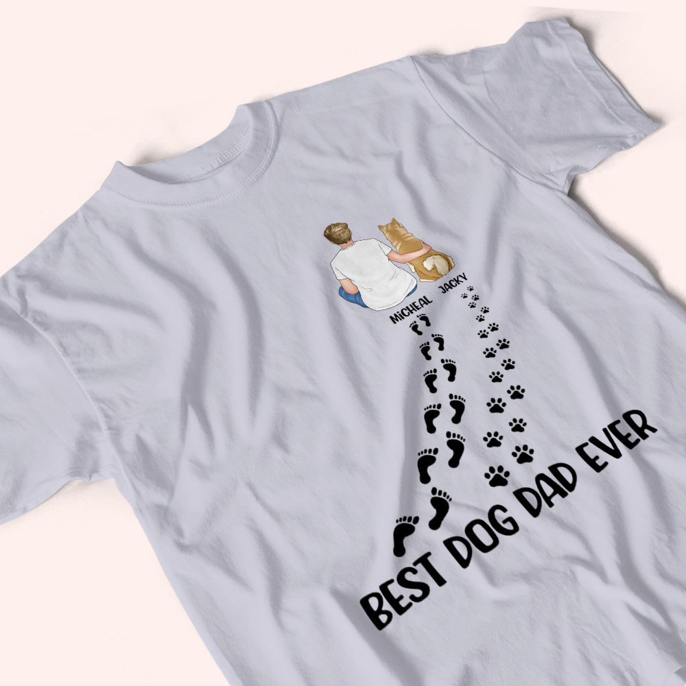 Dog Custom Shirt Best Dog Dad Ever Personalized Gift