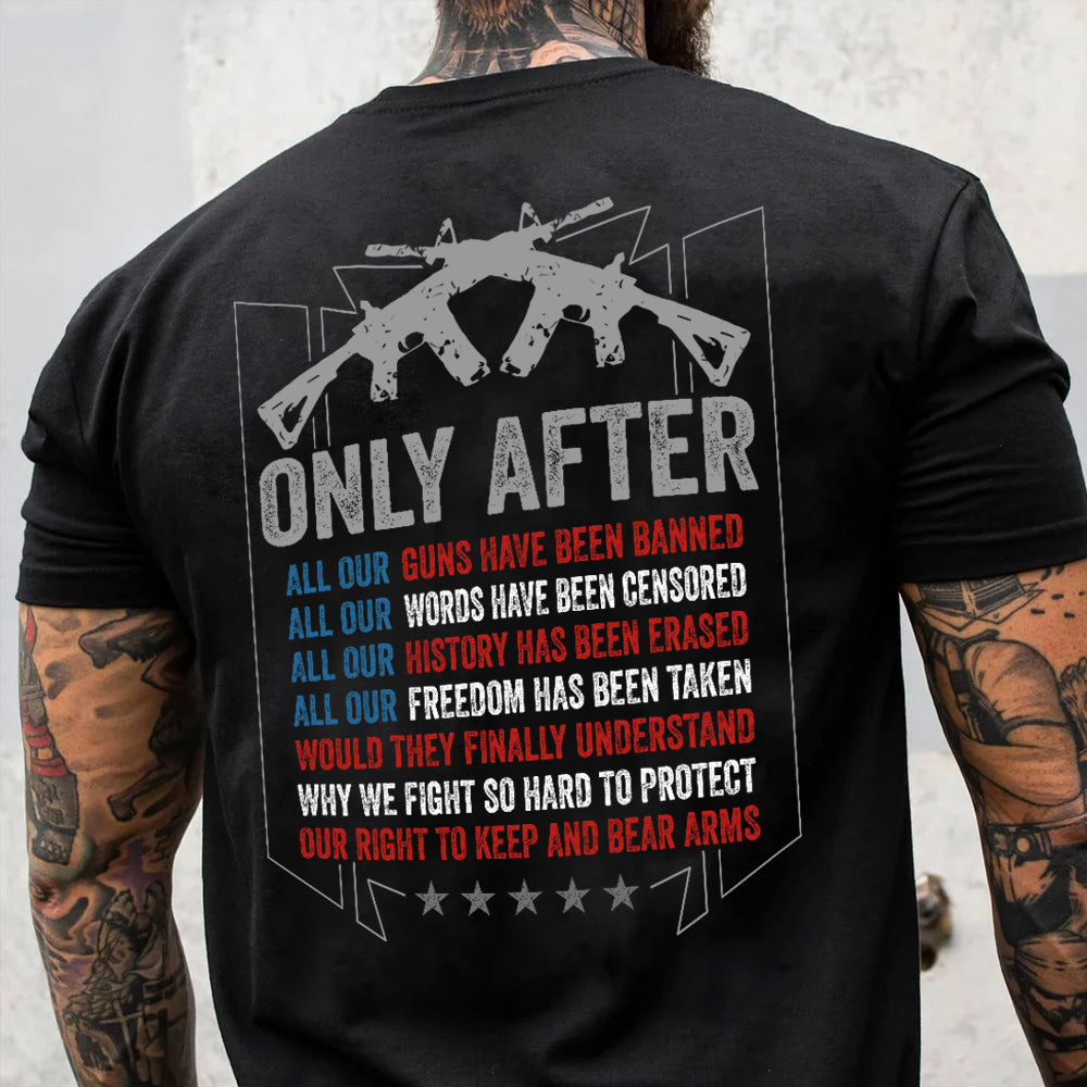 Veteran Custom Shirt We Fight So Hard To Protect Our Right To Keep And Bear Arms Personalized Gift