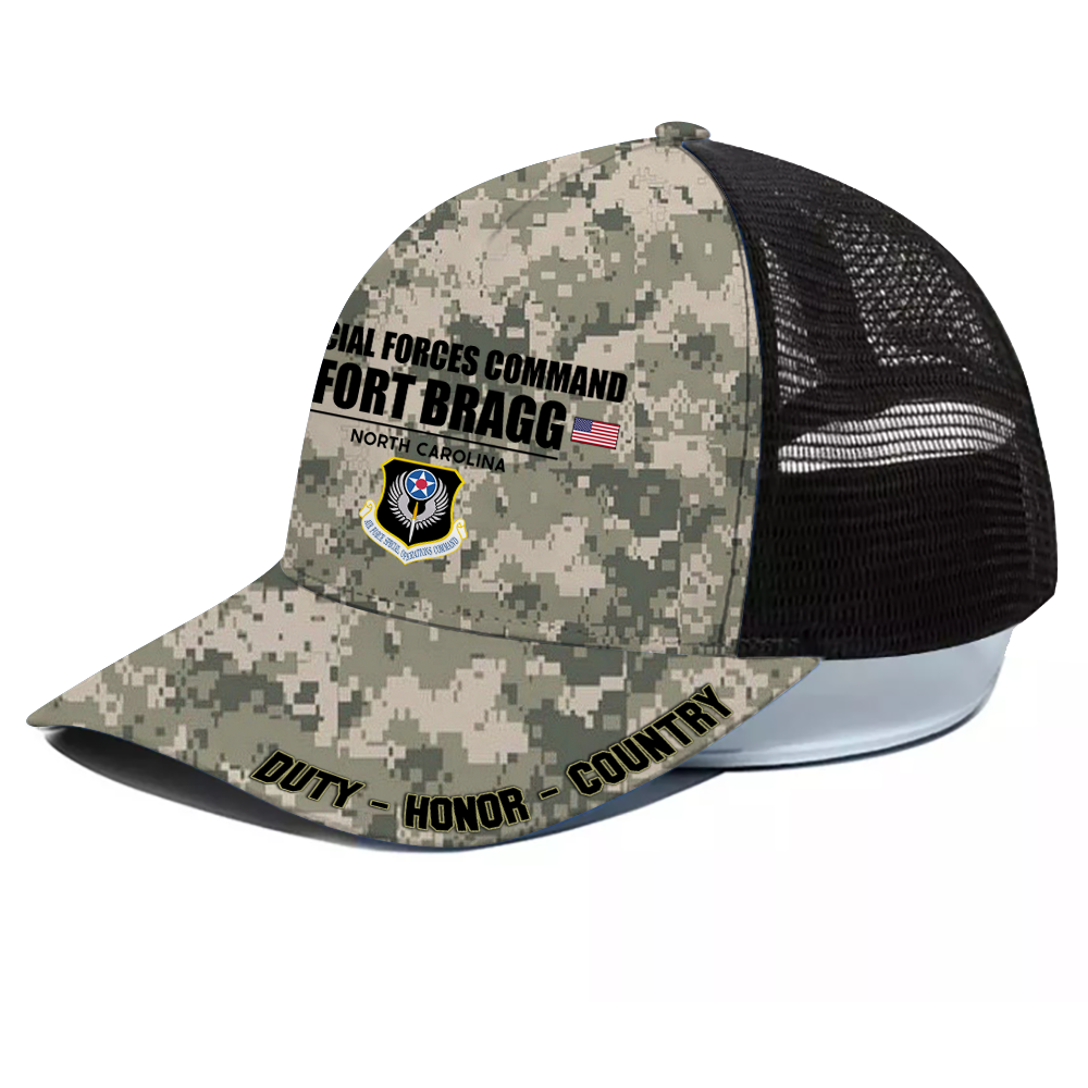 Veteran Custom Cap Division And Military Base Personalized Gift