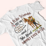 Horse Custom Shirt A Woman Once Said I'm Getting A Horse And Lived Happily Ever After Personalized Gift