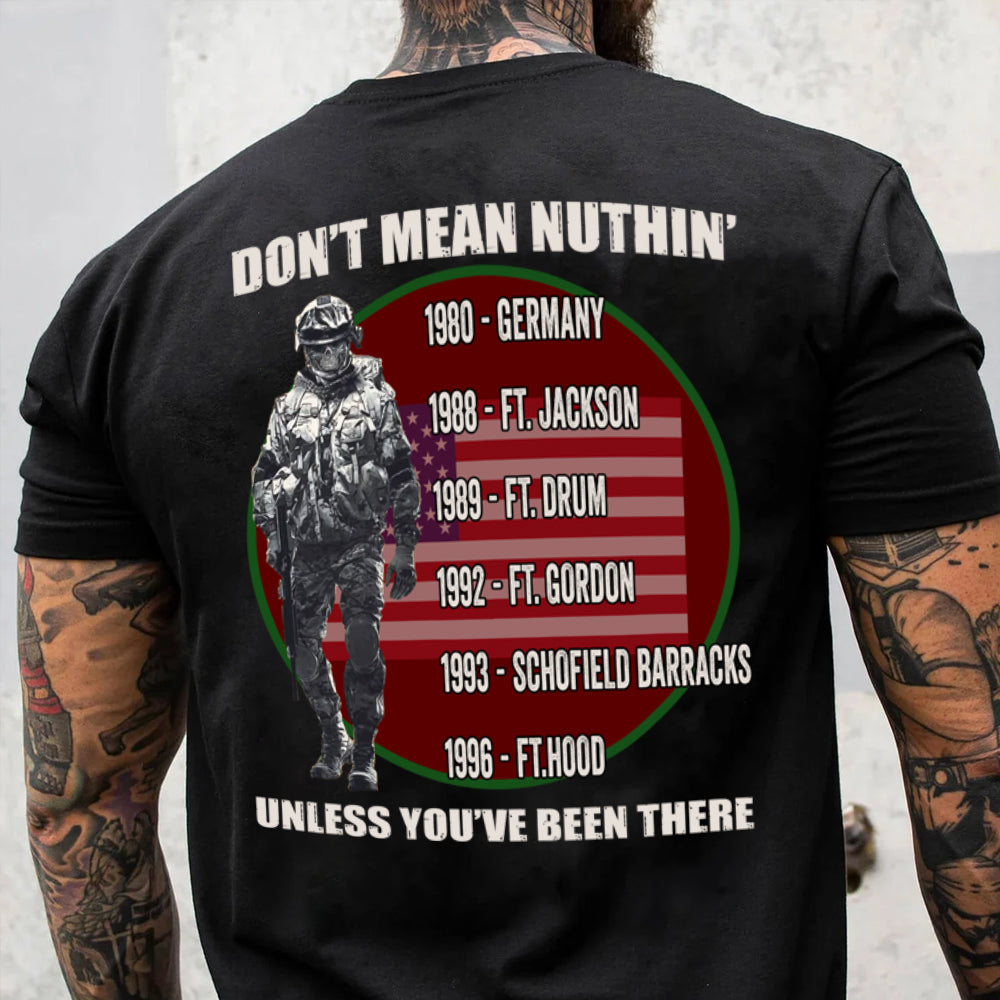 Veteran Custom Shirt Been There Done That And Damn Proud Of It Personalized Gift