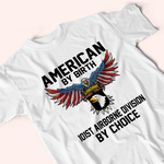 Veteran Custom Shirt American By Birth Veteran By Choice Personalized Gift