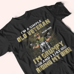 Veteran Custom Shirt I Like Riding My Bike Personalized Gift