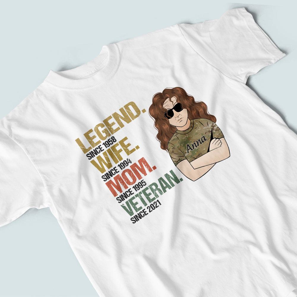 Female Veteran Custom Funny Shirt Personalized Gift