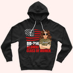 Female Veteran Custom Shirt DD-214 ALumni Class Of Women Personalized Gift