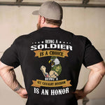 Veteran Custom Shirt Being A Soldier Is A Choice Being A 1st Cavalry Division Is An Honor Personalized Gift