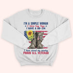 Female Veteran Custom Shirt I Have Served My Country Personalized Gift