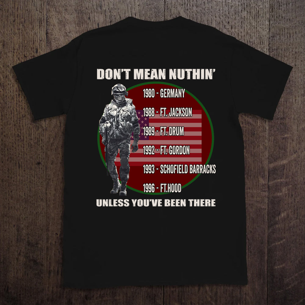 Veteran Custom Shirt Been There Done That And Damn Proud Of It Personalized Gift