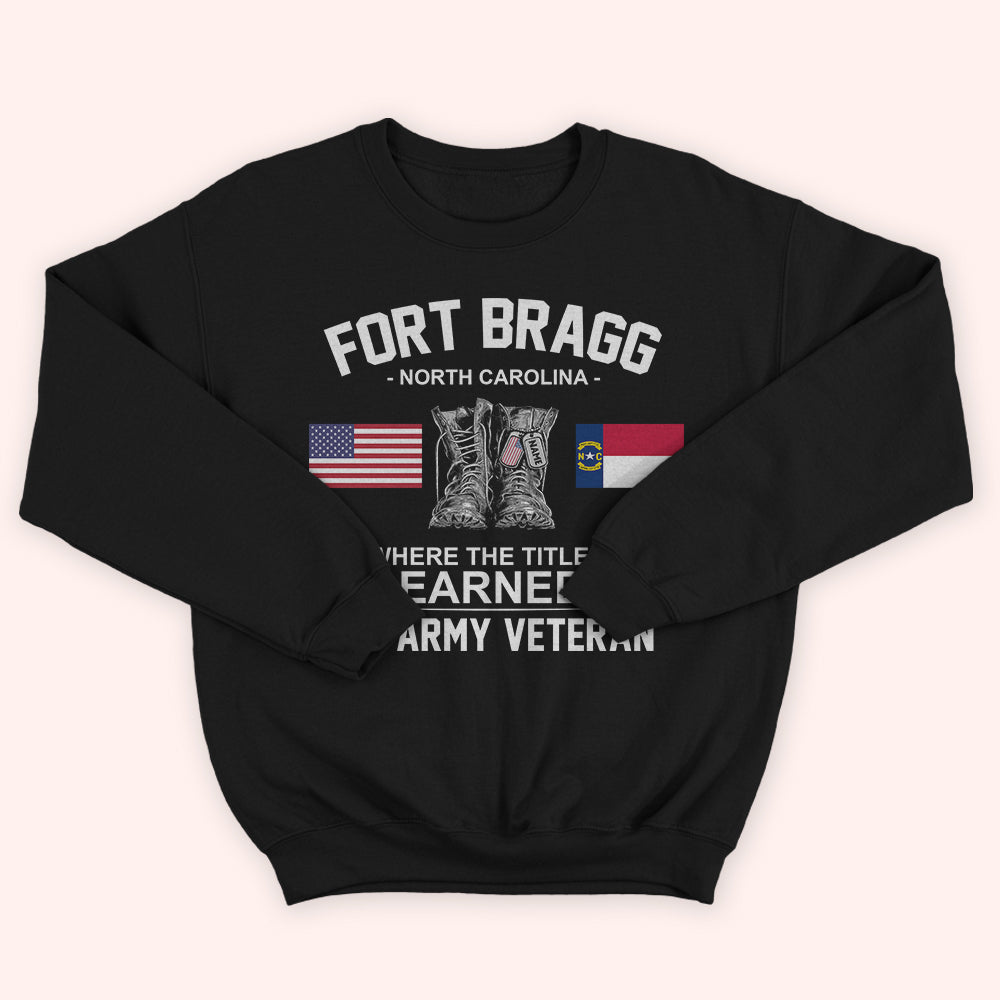 Veteran Custom Shirt Where The Title Is Earned Personalized Gift