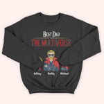 Dad Custom Shirt Best Dad In The Multiverse Personalized Gift For Father