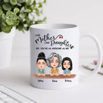Mother Custom Mug Like Mother Like Daughter As Awesome As Me Personalized Mother's Day Gift