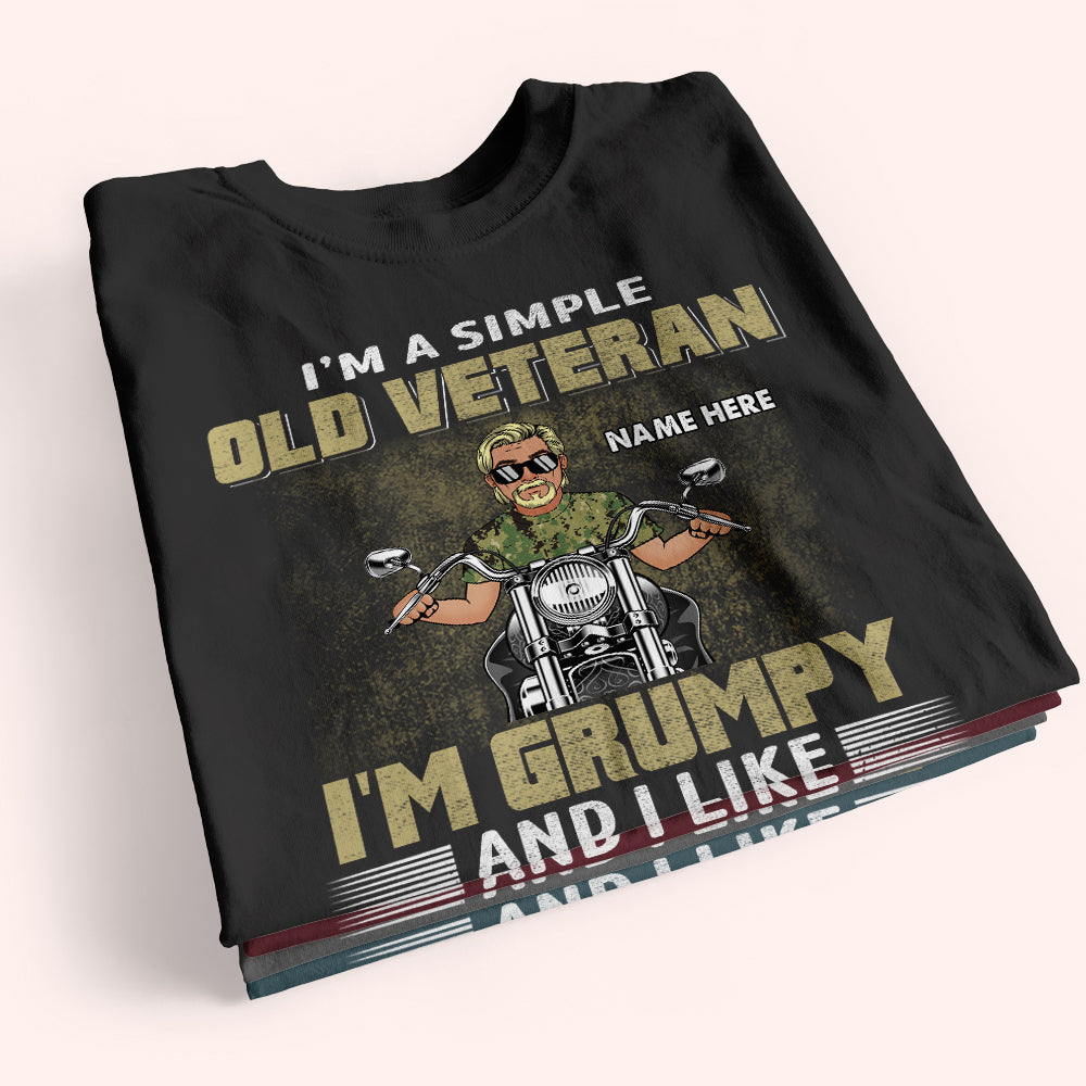 Veteran Custom Shirt I Like Riding My Bike Personalized Gift