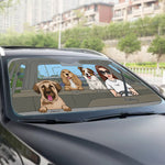 Dog Custom Sunshade Woman And Dog Personalized Gift