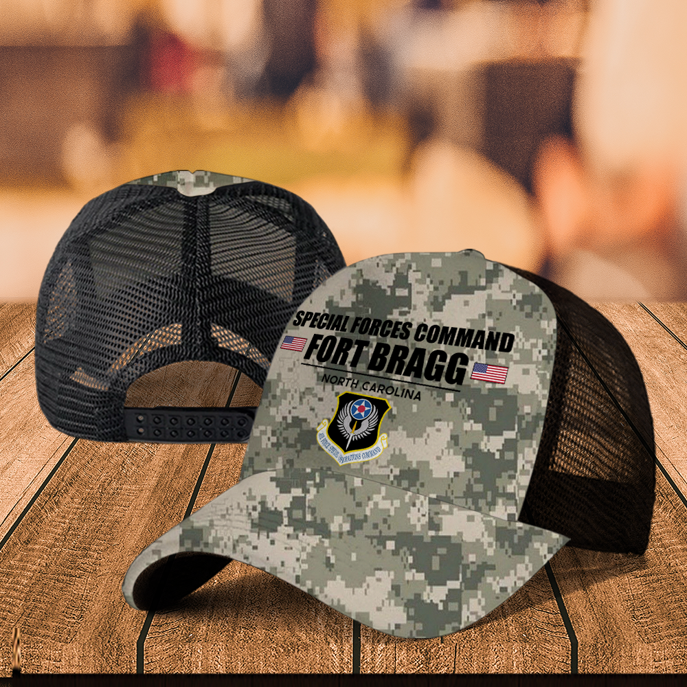 Veteran Custom Cap Division And Military Base Personalized Gift
