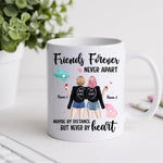 Bestie Custom Mug Friends Forever Never Apart Maybe In Distance Long Distance Friendship Personalized Gift