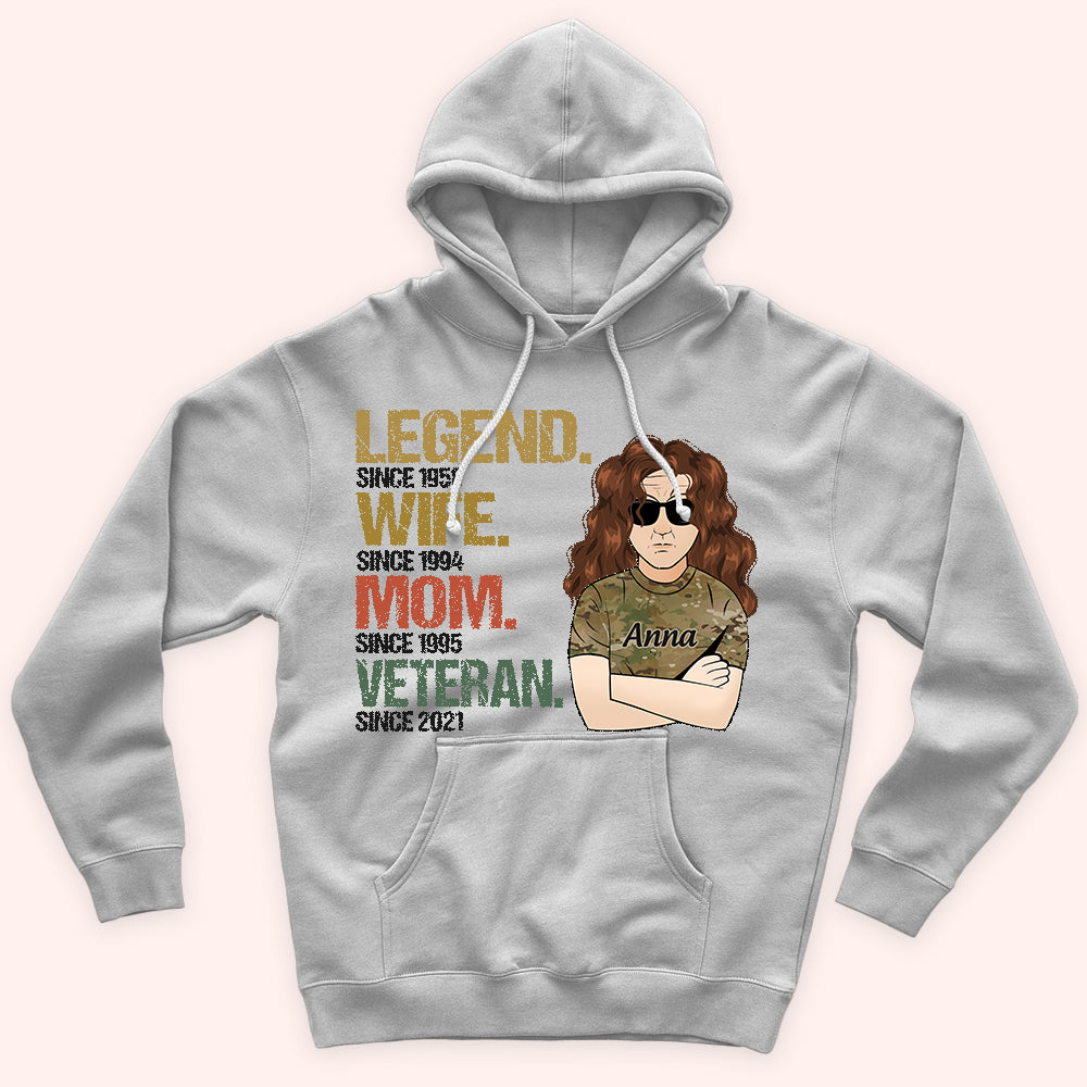 Female Veteran Custom Funny Shirt Personalized Gift