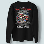 Veteran Custom Shirt I Am A Grumpy Old Veteran Personalized Gift