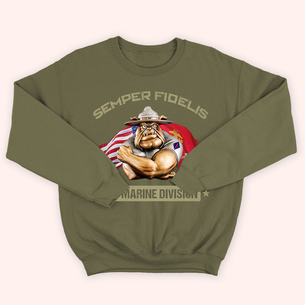 Marine Veteran Custom Shirt Semper Fidelis Personalized Gift