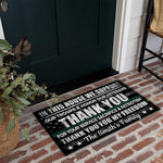Veteran Custom Doormat In This House We Support Our Troops & Honor Our Veterans Personalized Gift