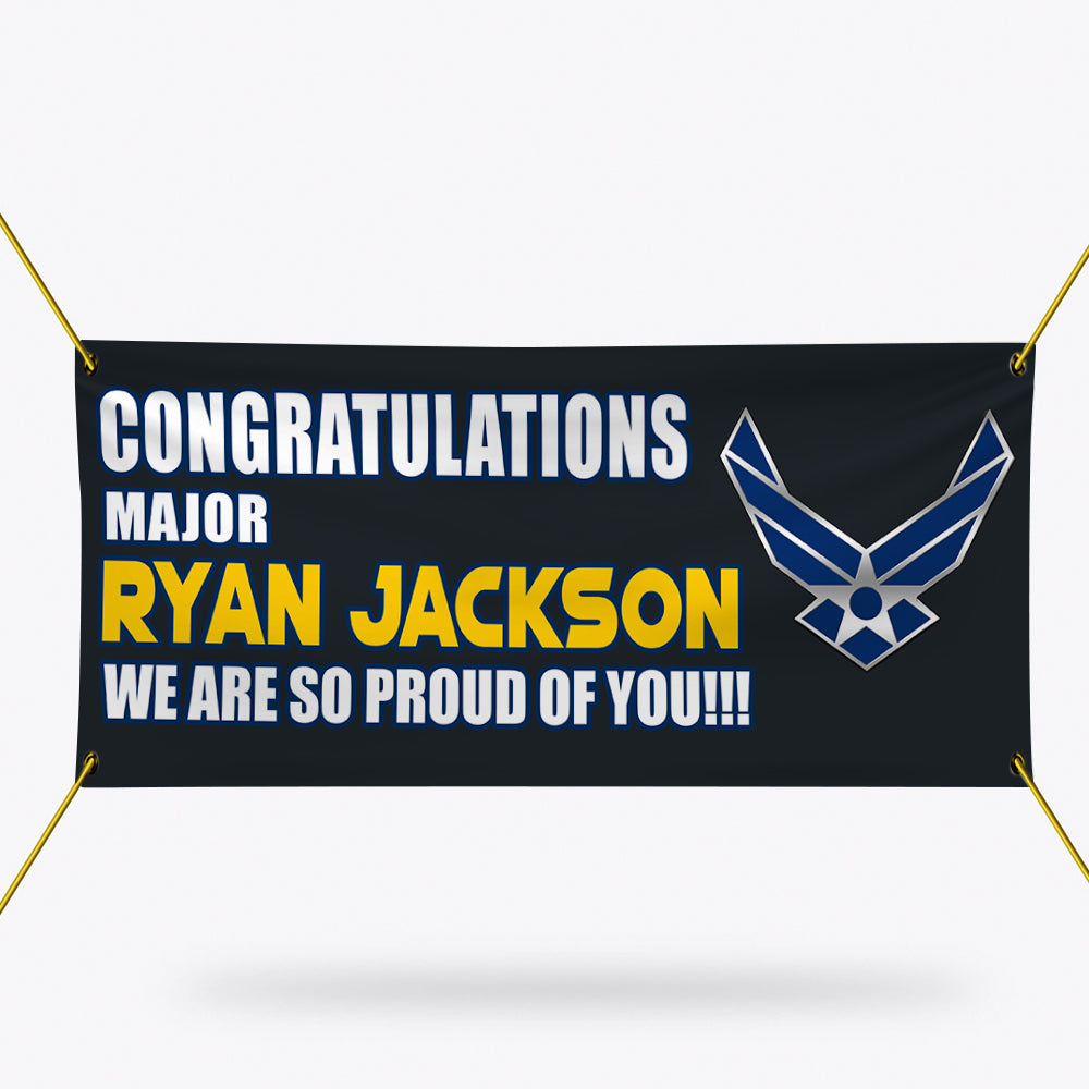 Military Custom Banner Welcome Home Our Troops Personalized Gift