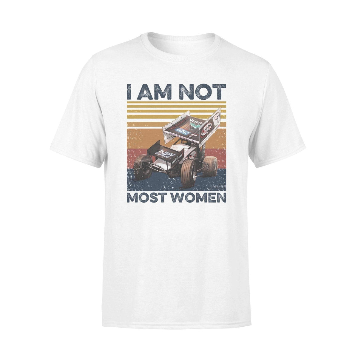 Dirt Track Racing I Am Not Most Women - Standard T-shirt - PERSONAL84