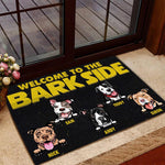 Dog Custom Doormat Welcome To The Bark Side Personalized Gift - PERSONAL84
