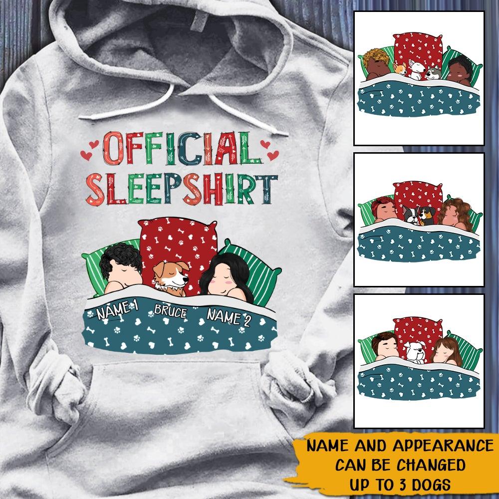 Dog Custom Shirt Official Sleepshirt Personalized Gift For Dog Lover - PERSONAL84
