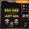 Dog Custom T Shirt Best Dog Dad In The Galaxy Father&#39;s Day Personalized Gift - PERSONAL84