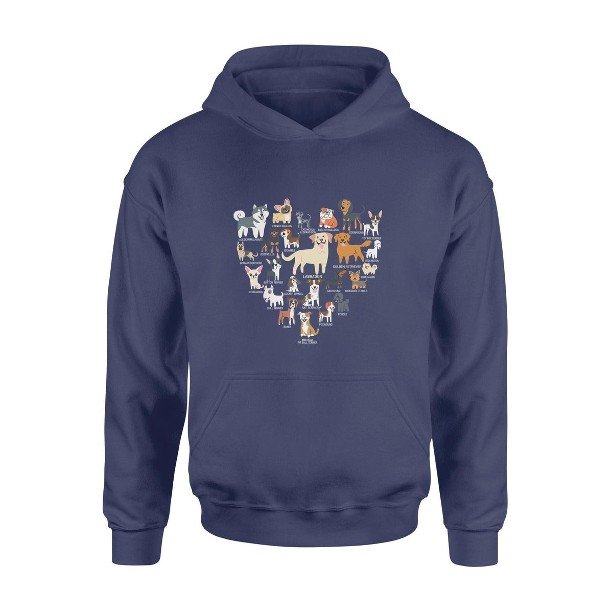 Dog Dog Breeds - Standard Hoodie - PERSONAL84