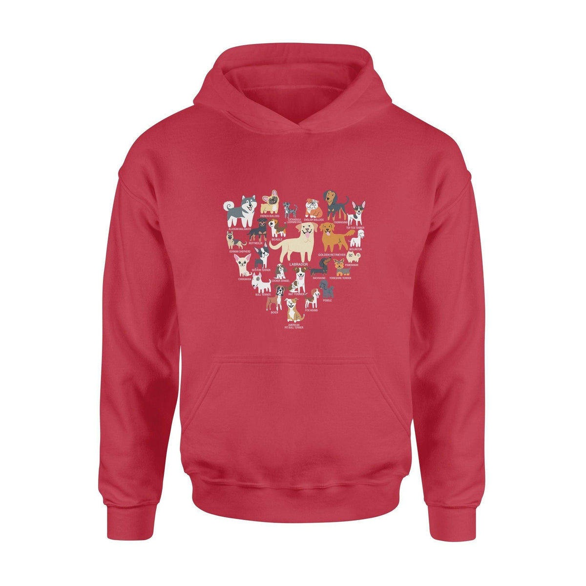 Dog Dog Breeds - Standard Hoodie - PERSONAL84