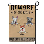 Dog Garden Flag Customized Garden Flag Dogs Can't Hold Its Licker Personalized Gift - PERSONAL84