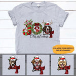 Dog Shirt Personalized Names And Breeds Christmas Joy - PERSONAL84