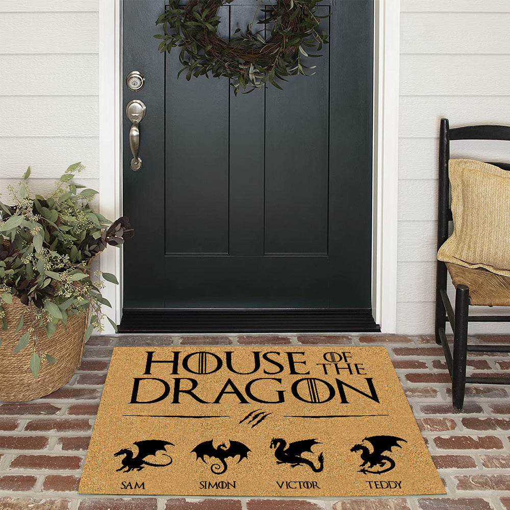 House Of The Dragon Custom Doormat