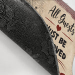 Dog Custom Doormat All Guests Must Be Approved By The Dog Personalized Gift