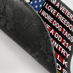 Veteran Custom Doormat Proud United States Veteran Personalized Gift