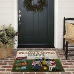 Camping Custom Doormat Welcome Campsite Rules Personalized Gift