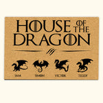 House Of The Dragon Custom Doormat