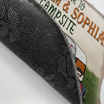 Camping Custom Doormat Welcome Campsite Rules Personalized Gift